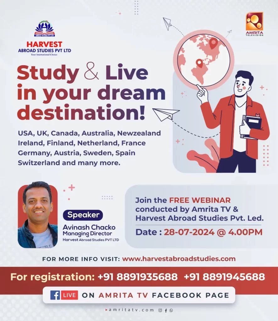 Study and Live in your dream destination